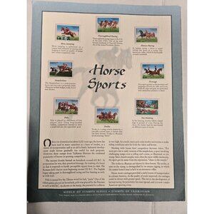 Horse Sports World of Stamps Series Stamps of Tajikistan